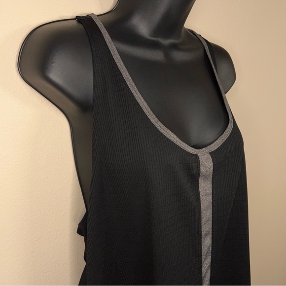 XL AVIA BLACK GREY GRAY SLEEVELESS TANK ATHLETIC ACTIVEWEAR STRETCH - Picture 6 of 13